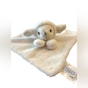 Manhattan Kids White Lovey Plush Lamb Security Blanket
